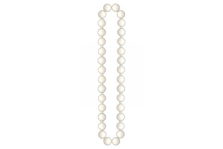 Rolgordijn ketting Kunststof 150 cm eindeloos - GRIJS