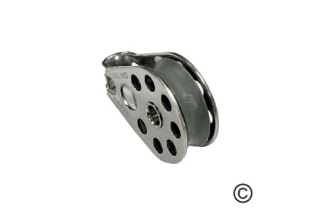 Markies katrol 40 mm metaalkleur