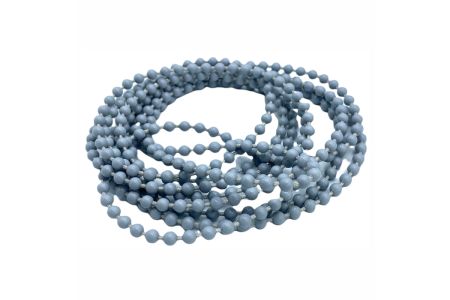 Grijze rolgordijn ketting kunststof eindeloos - 120cm